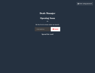 dealsmanager.net screenshot