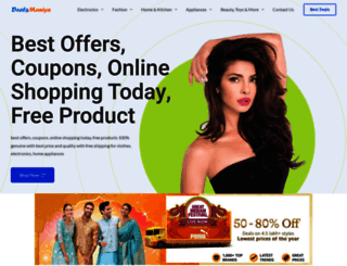 dealsmaniya.com screenshot