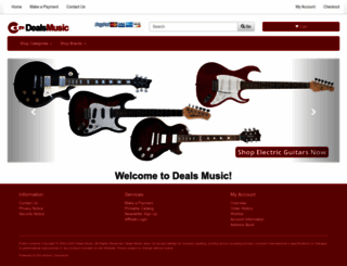 dealsmusic.com screenshot