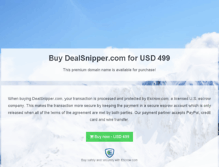 dealsnipper.com screenshot