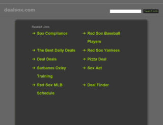 dealsox.com screenshot