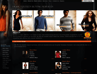dean-textiles.com screenshot