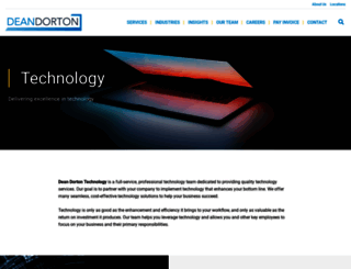 deandortontech.com screenshot