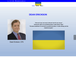 deanerickson.com screenshot