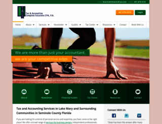 deanhallcpa.com screenshot