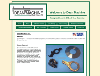 deanmachine.net screenshot