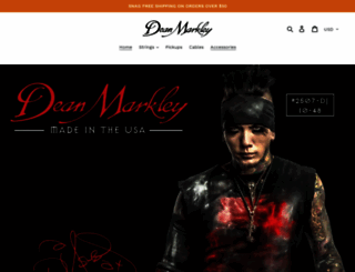deanmarkley.com screenshot