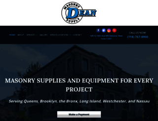 deanmasonrysupply.com screenshot