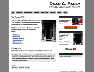 deanpaley.com screenshot