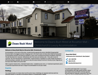 deansbush.co.nz screenshot
