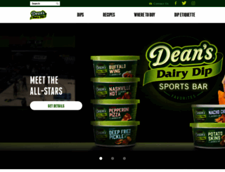 deansdips.com screenshot