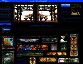 deansstainedglass.com screenshot