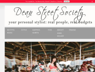 deanstreetsociety-old.squarespace.com screenshot