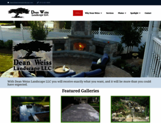 deanweisslandscape.com screenshot