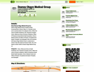 deanza-ob-gyn-medical-group-inc.hub.biz screenshot