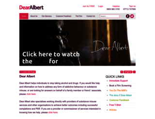 dearalbert.co.uk screenshot
