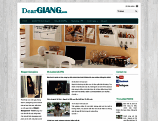 deargiang.com screenshot