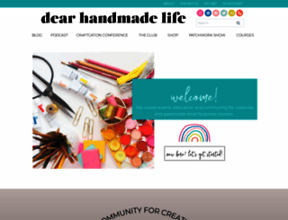 dearhandmadelife.com screenshot