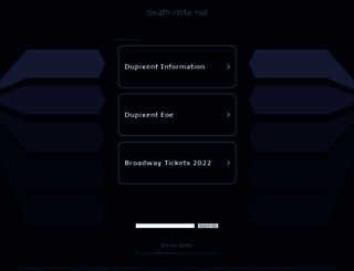 death-note.net screenshot