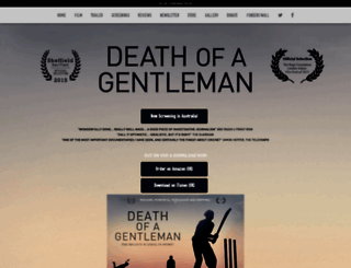 deathofagentlemanfilm.com screenshot