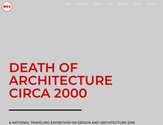 deathofarchitecture.com screenshot