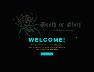 deathorglorydavis.com screenshot