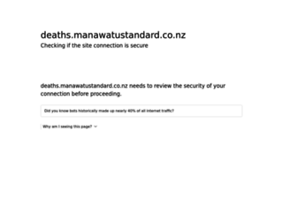 deaths.manawatustandard.co.nz screenshot