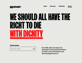 deathwithdignity.org screenshot