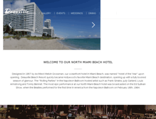 deauvillebeachresort.com screenshot