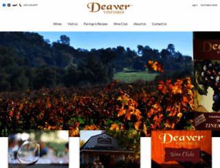 deavervineyards.com screenshot