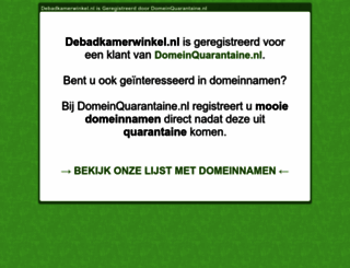 debadkamerwinkel.nl screenshot