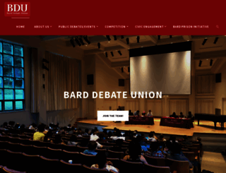 debate.bard.edu screenshot