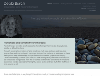 debbiburchtherapy.co.uk screenshot