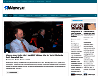 debbimorgan.org screenshot