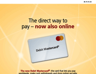 debit-card.ch screenshot
