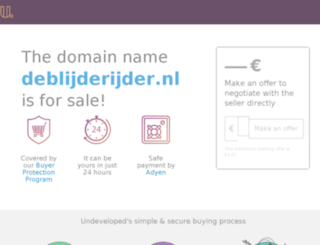 deblijderijder.nl screenshot