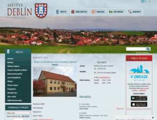 deblin.cz screenshot