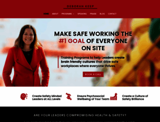 deborahkeep.com screenshot