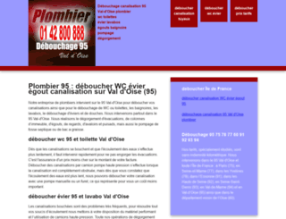 deboucher-canalisation-95.com screenshot