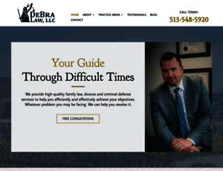 debra-law.com screenshot