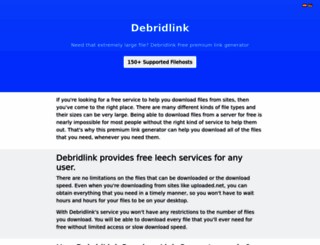 debridlink.com screenshot