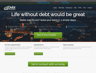 debt-advice-online.com screenshot