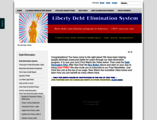 debt-elimination.net screenshot