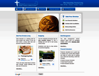 debt-free-christian.com screenshot
