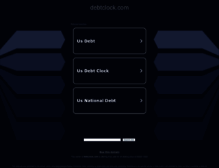 debtclock.com screenshot