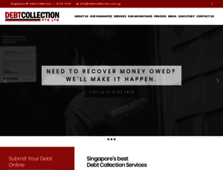 debtcollection.com.sg screenshot