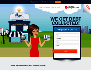 debtcollectionindianapolis.com screenshot