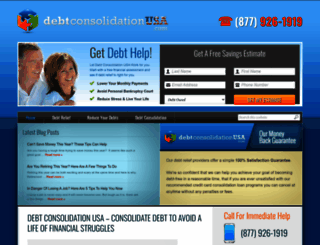 debtconsolidationusa.com screenshot