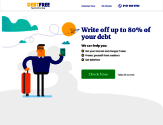 debtfree.co.uk screenshot