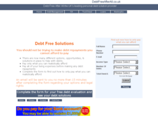 debtfreeafterall.co.uk screenshot